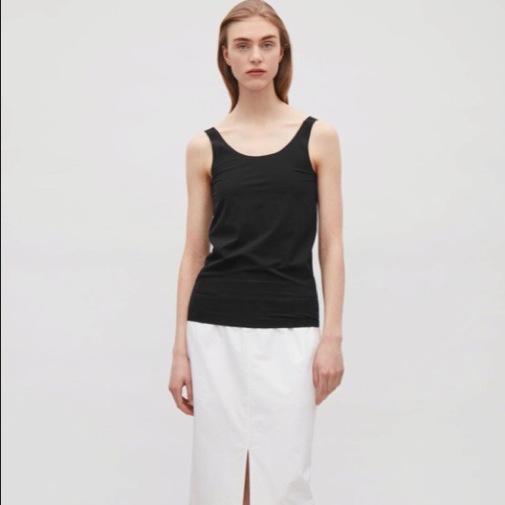COS Black Seamless Layering Top